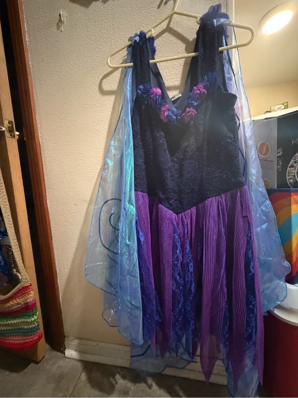 Whimsical fairy costume.